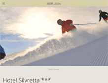 Tablet Screenshot of hotel-silvretta.com